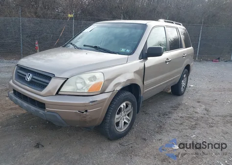 2004 Honda Pilot Ex from USA, damaged, VIN 2HKYF18434H511631